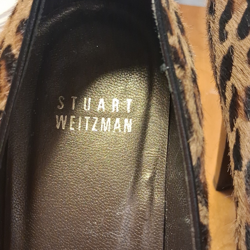 Stuart Weitzman Cheetah Heels Size 6 - Picture 5 of 15